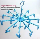 18 Clips Folding Cloth Hanger 