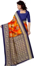 Mysore Silk Printed Saree for Women 