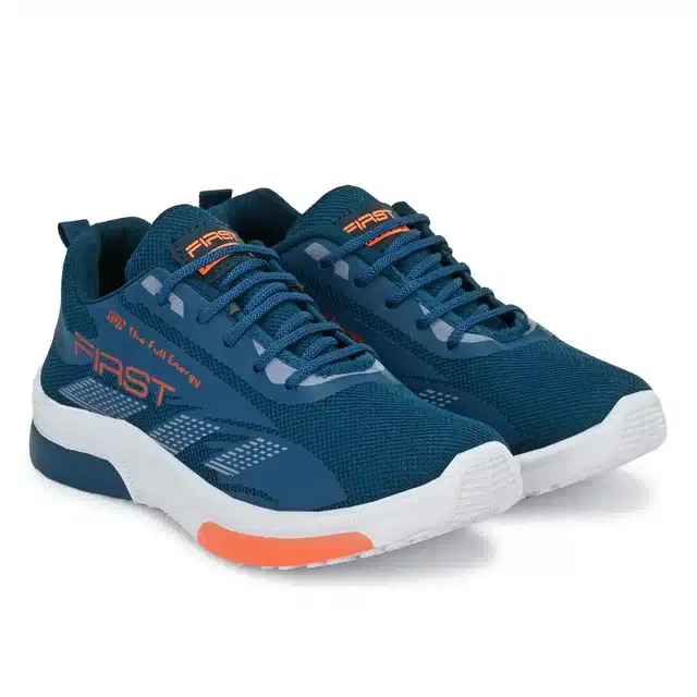Sports Shoes for Men (Navy Blue & White, 6)