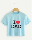Printed Crop T-shirt for Women 