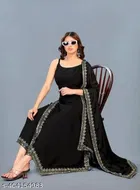 Embroidery Kurta Plazzo Set With Dupatta for Women 