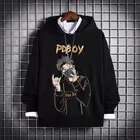 Fleece Printed Hoodie for Men 