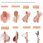 8 Piece Makeup Brush Set With PU Bag 