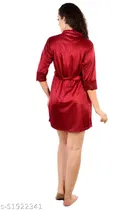 Satin Nightdress Set for Women 
