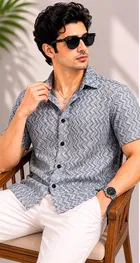 Self Design Casual Shirts for Men 