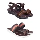 Combo of Flats with Sandals for Women 