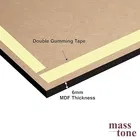 Wooden Modern Art Self Adhesive Wall Painting 