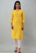 Cotton Printed Kurti for Women 