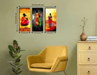 MDF 3 Pcs Designer Wall Painting for Home & Office 