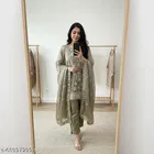 Embroidered Anarkali Suit for Women 
