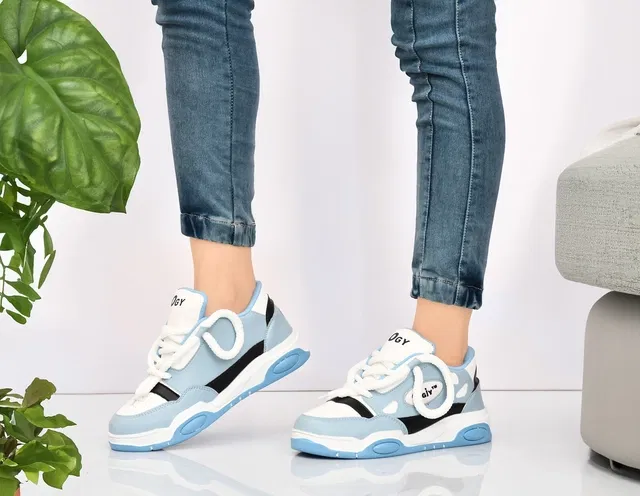 Casual Shoes for Women (Sky Blue, 7)