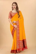 New Fancy Vichitra Festive Sarees 
