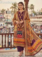 Synthetic Crepe Pakistani Suits for Women 