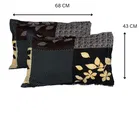 Grover Leaf Pillow Covers Pack of 4 Brown Floral