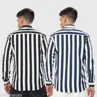 Cotton Blend Striped Shirts for Men, Multicolor 