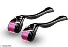 Derma Roller Face Massager, Multicolor, Pack of 2