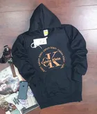 Fleece Printed Hoodie for Men 
