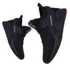Sports Shoes For Men (Black & Red, 7)