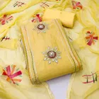 Chanderi Cotton Unstitched Dress Material for Women 