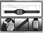 Premium Unisex Digital Watch with Large Display, Alarm and Stylish Black Strap 