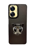 Synthetic Pu Leather Back Cover For Realme Rmx3710 / N55 