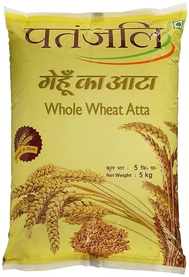 पतंजलि व्होल गेहूँ आटा 5 kg