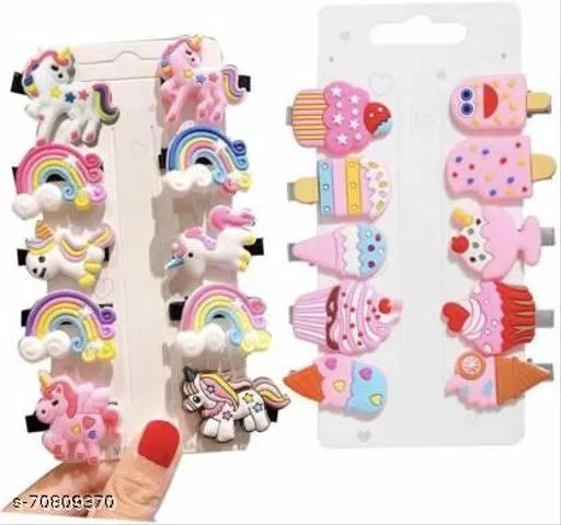 Hair Pins for Women (Multicolor, 3 Pcs)
