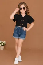 Printed Party Wear Dress for Girls 