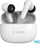 Aroma NB138 Ascrow Earbuds with ANC - 70H [Pearl White]
