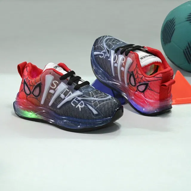 Sports Shoes for Boys (Red, 8c)