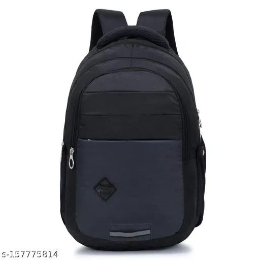 Polyester Backpack for Men & Women, Black