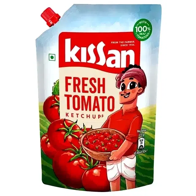 किसान फ्रेश टोमेटो केचप 825 g (पाउच )