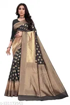 Chanderi Cotton Zari Woven Saree for Women 