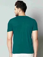 Cotton Round Neck Printed T-Shirt for Men 