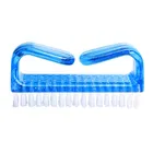Plastic Nail Clean Brush (Multicolor, Pack of 1)