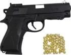 Plastic Gun Toys with 60 Pcs Bullets for Kids (Black & Yellow)