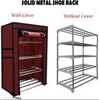 Metal 4 Layer Collapsible Multipurpose Rack 