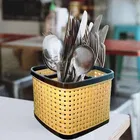 KT Plastic 4 Section Multi-Purpose Storage Organizer for Home & Kitchen 