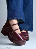 Solid Heel Sandals for Women 