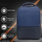 Nylon Backpack for Men & Women (Blue & Black, 35 L)