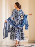 Rayon Printed Kurta with Pant & Dupatta for Women 
