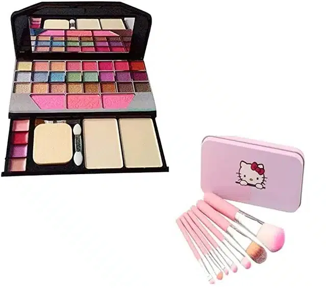Tya 6171 Eyeshadow Makeup Kit with Makeup Brush (Pack of 8, Multicolor) (SE-24)
