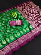 Mysore Silk Printed Saree for Women 