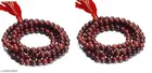 Red Sandalwood 108+1 Beads Mala Wood Chain for Men, Pack of 2