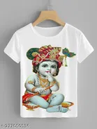 Round Neck Printed T-Shirt for Boys 