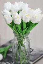 Artificial Tulip Lily Flower Sticks for Women, Pack of 5 