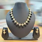 Kundan Necklace  for Women & Girls, Black