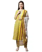 Cotton Cambric Printed Kurta Set for Women 