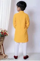 Embellished Rayon Kurta Set for Boys 