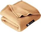 Wool Solid Blanket, Beige 